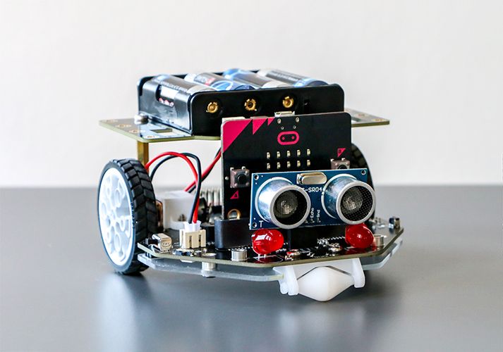 Komponente micro:Maqueen Plus robota | Izradi!